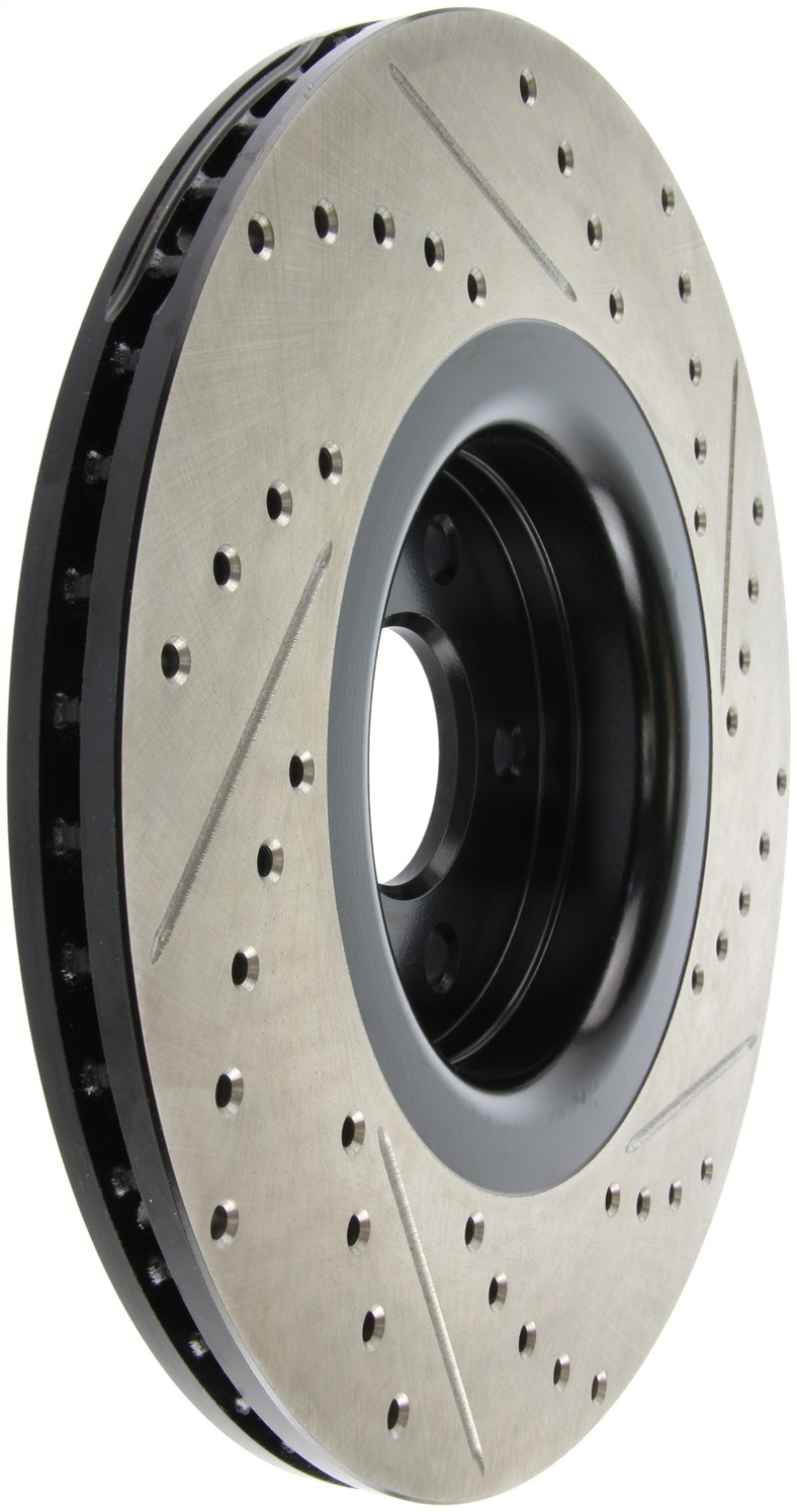 StopTech 14+ Ford Focus ST w/ 335mm Brakes Front Right Slotted & Drilled Rotor thumbnail 4