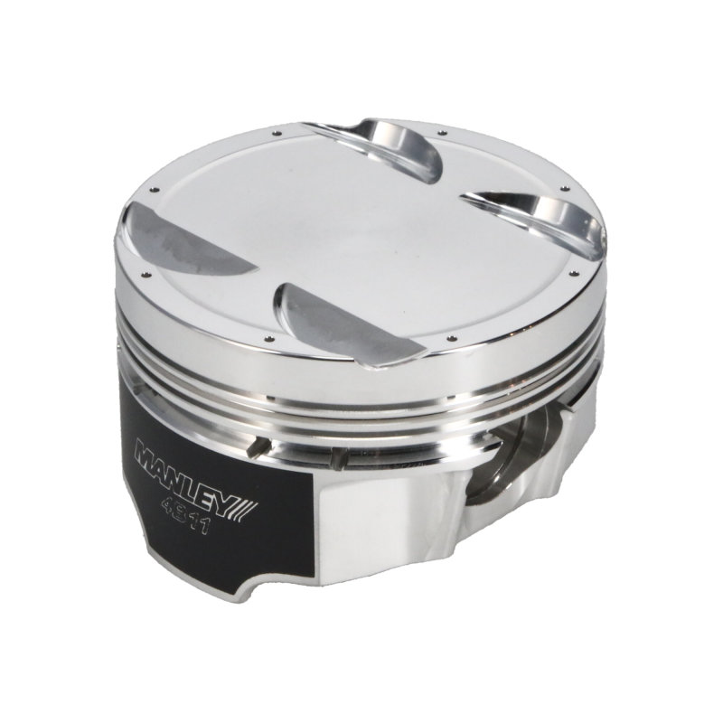 Manley Mitsubishi 4B11 86mm Bore 9.0:1 CR -5cc Dish Turbo Tuff Piston Set w/ Rings thumbnail 6