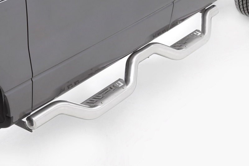 Lund 07-14 Chevy Silverado 2500 Ext. Cab Latitude Nerf Bars - Polished thumbnail 9