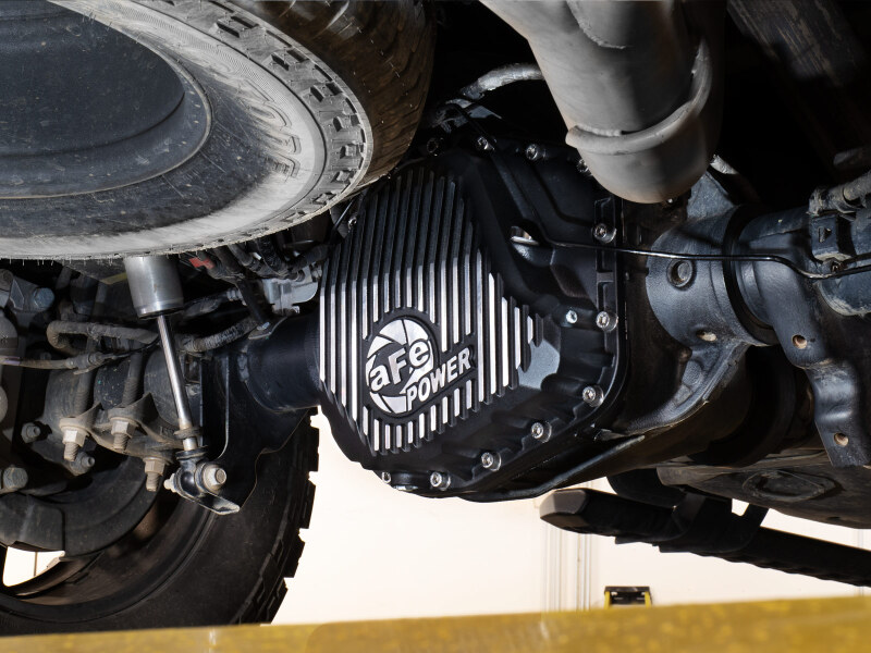 aFe POWER Pro Series Rear Diff Cover Black w/ Machined Fins Ford F-250/350 23-26 (Sterling 11.6) thumbnail 8