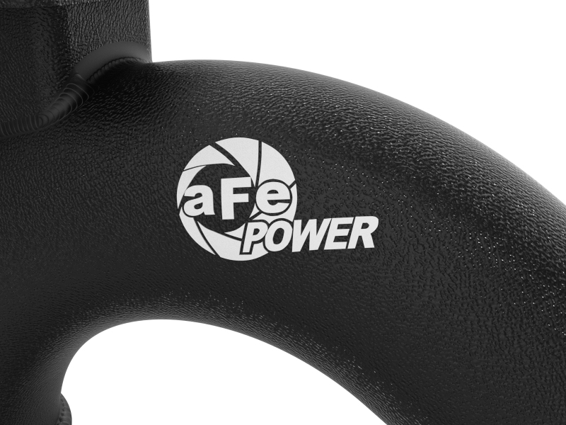 BladeRunner 3 IN Aluminum Hot Charge Pipe Black