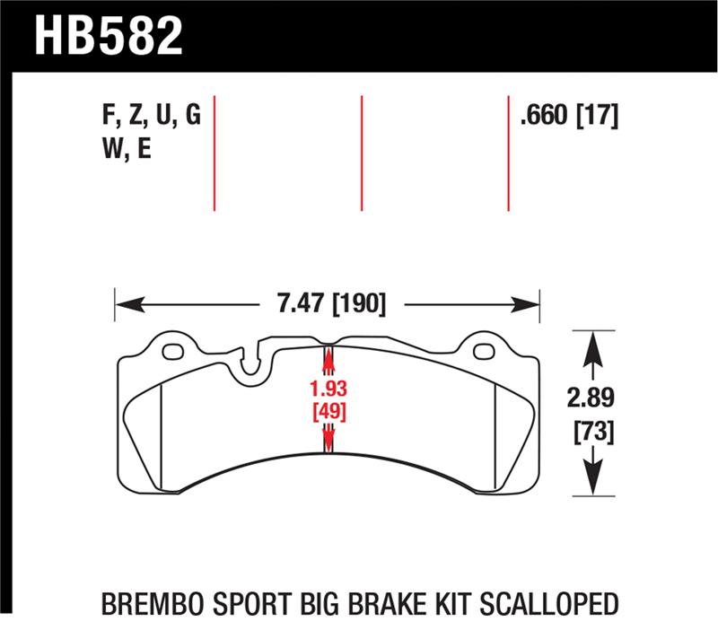 HAWK DTC-60 Brake Pad Sets
