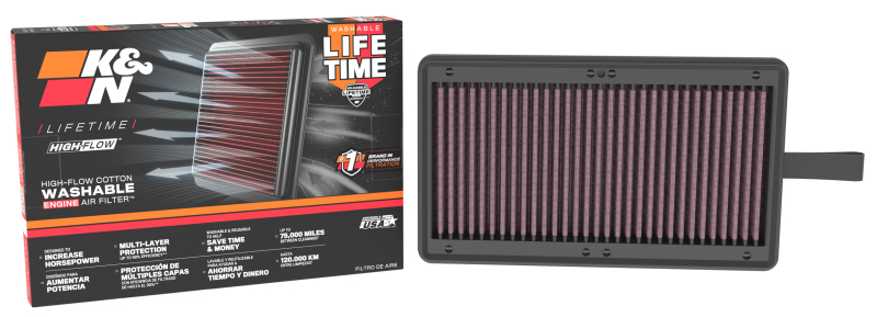 K&N 23-26 Kia Sportage 2.5L L4 Replacement Air Filter thumbnail 3