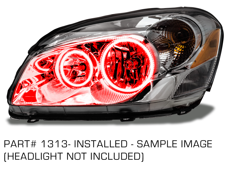 Oracle 06-11 Buick Lucerne LED Headlight Halo Kit - Red