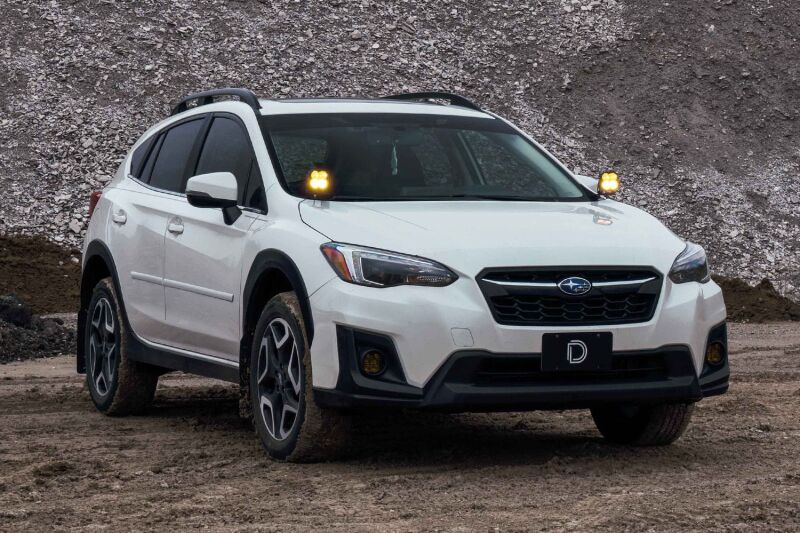 Diode Dynamics 18-21 Subaru Crosstrek Stage Series 2in LED Ditch Light Kit - Yellow Pro Combo thumbnail 5