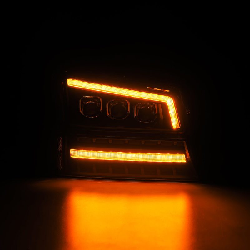 AlphaRex 03-06 Chevy Silverado 1500/2500HD/3500HD/Avalanche Black NOVA LED Proj Headlights thumbnail 8