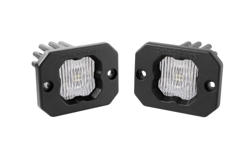 Diode Dynamics Stage Series C1 LED Pod - White SAE Fog Flush ABL (Pair) thumbnail 3