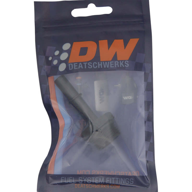 DeatschWerks 10AN ORB Male to 3/8in Male EFI Quick Connect Adapter - Anodized Matte Black thumbnail 5