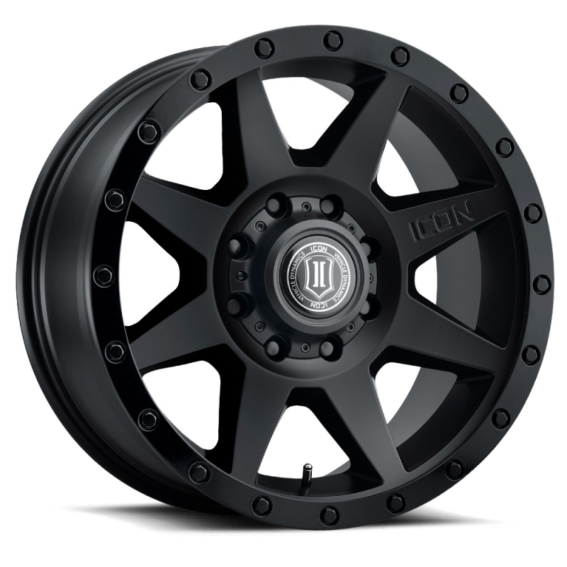 ICON Alloys Wheels 1820908152DB WHEEL REBOUND DBL BLACK - 20 X 9 / 8 X 170 / 6MM / 5.25" BS thumbnail 2