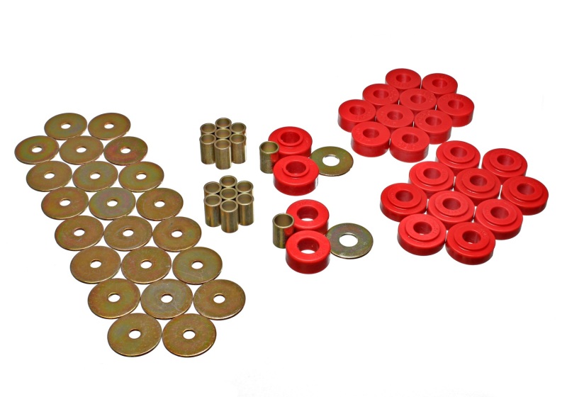 Energy Suspension GM Body Mount Set - Red thumbnail 5