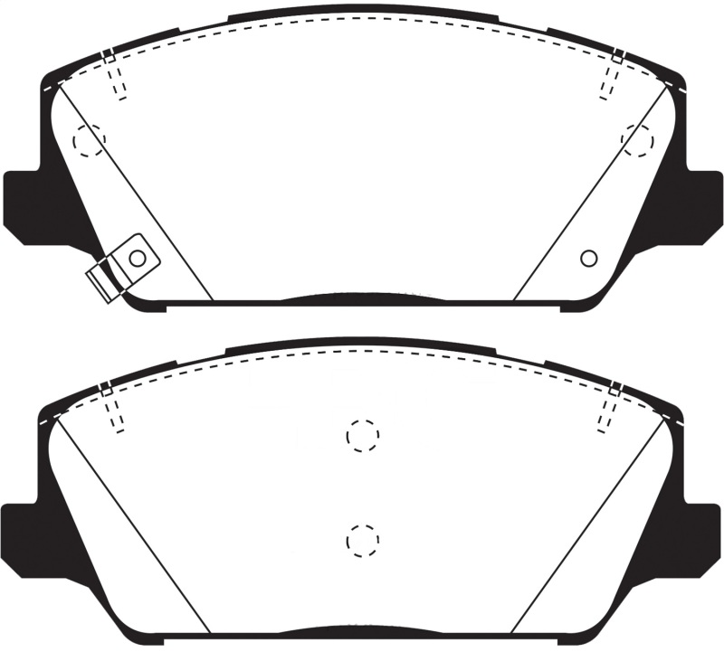 EBC 2017+ Kia Cadenza Yellowstuff Front Brake Pads thumbnail 4