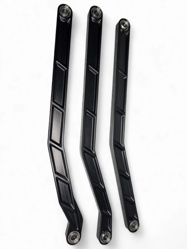 Elektric Offroad 2017+ Can-Am X3 Maverick High Clearance Radius Rods In Black Finish For 72In