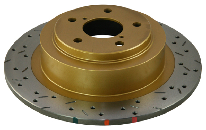DBA HD Series 4000XS Brake Rotors DBA4657XS Disc Rotor, Cross-Drilled, Slotted, 4000 XS Series, Uni-Directional, Subaru, Rear, Each thumbnail 8