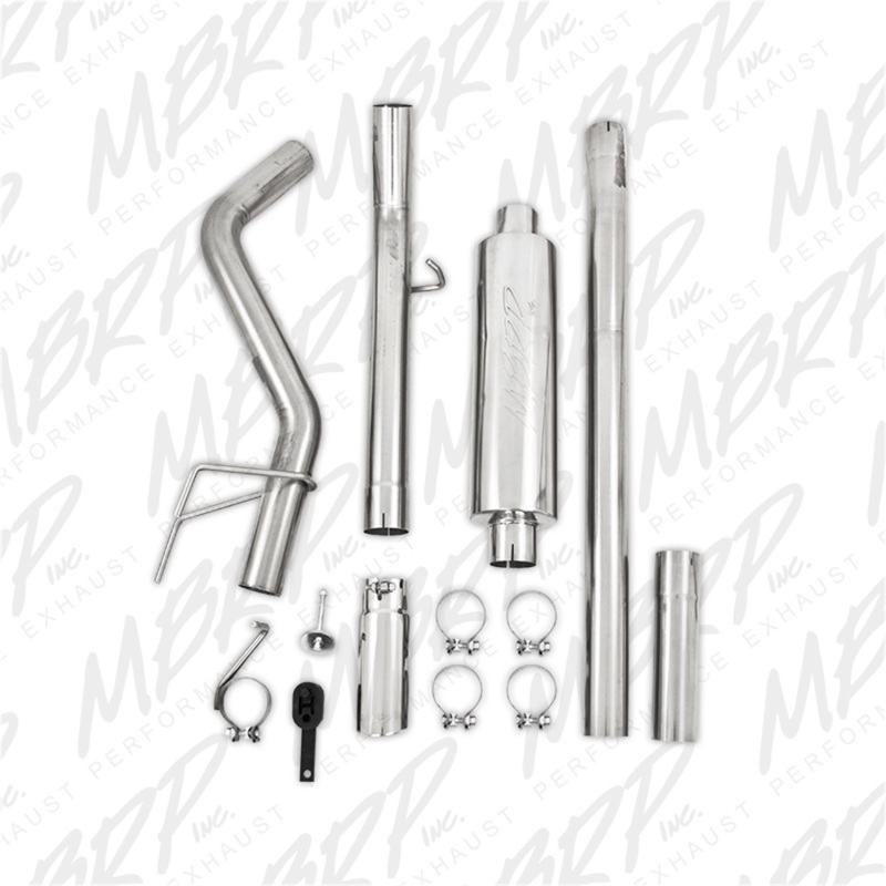 MBRP 06-08 Ram Hemi 1500 Mega Cab 5.7L / 03-13 Ram Hemi 2500/3500 5.7L T409 3in Cat Back Single Side thumbnail 6