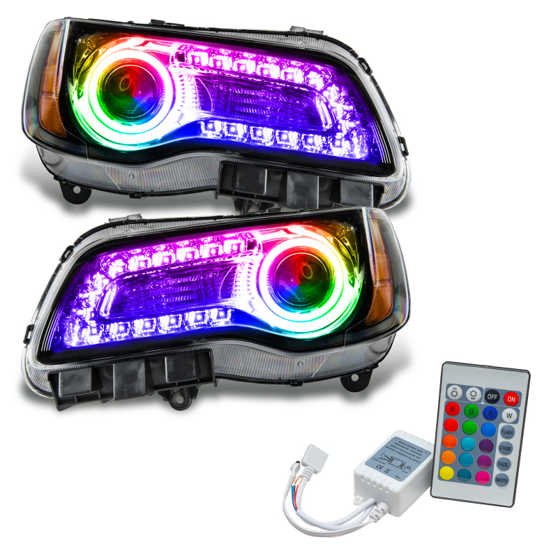 Oracle 11-14 Chrysler 300C SMD HL Black - NON HID - DRL - w/ Simple Controller thumbnail 2
