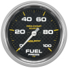 Autometer Marine Carbon Fiber 2-5/8in 100 PSI Digital Stepper Motor Fuel Pressure Gauge thumbnail 5