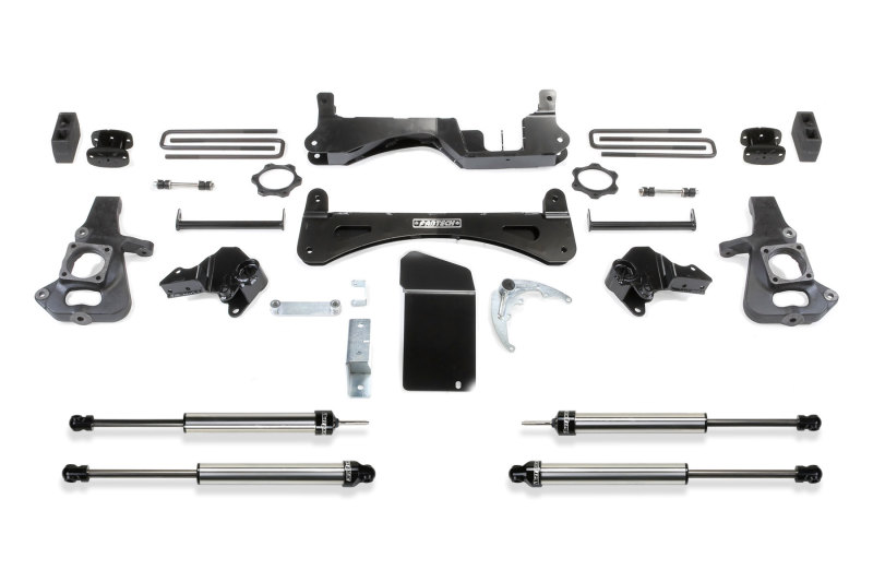 Fabtech 01-10 GM C/K2500HD 6in Rts Sys w/Dlss Shks (1x fabFTS21089, 1x fabFTS21090, 2x fabFTS810172, 2x fabFTS810182)