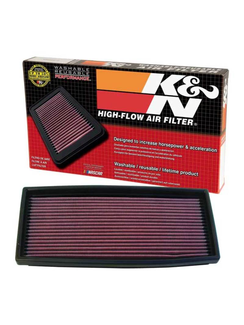 K&N 97-96 Ford 4.9L/5.0L / 87-97 5.8L/7.5L Drop In Air Filter thumbnail 4