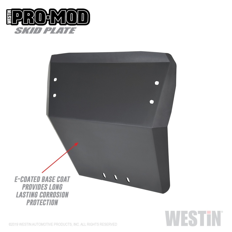 Westin 19-22 Ford Ranger Outlaw/Pro-Mod Skid Plate - Tex. Blk thumbnail 6