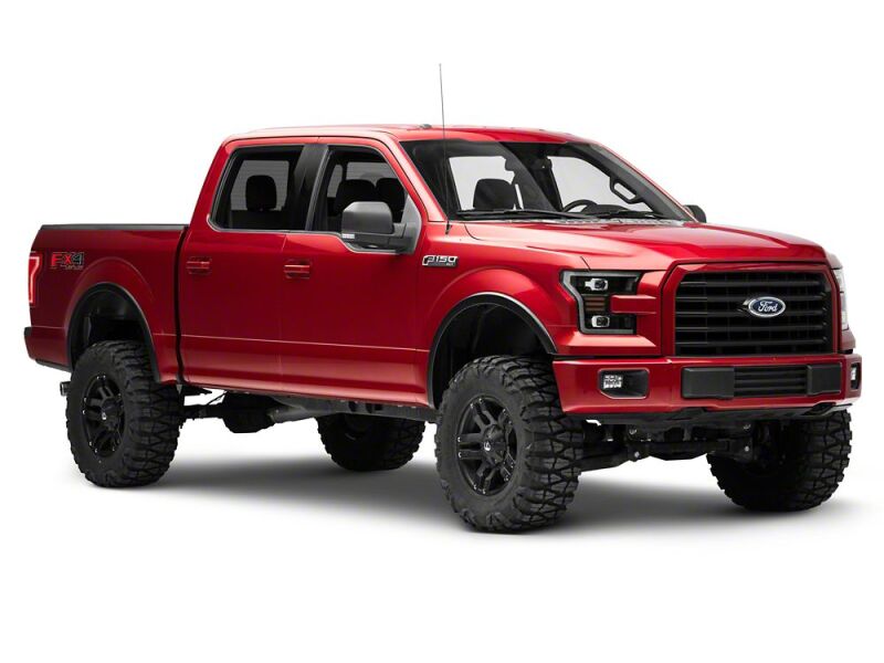 Raxiom 15-17 Ford F-150 LED Projector Headlights with LED Amber DRL- Black Housing- Clear Lens thumbnail 9