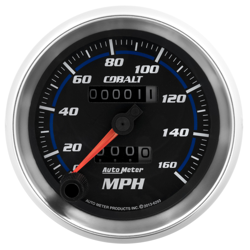 AutoMeter Gauge Speedometer 3-3/8in. 160MPH Mechanical Cobalt thumbnail 4