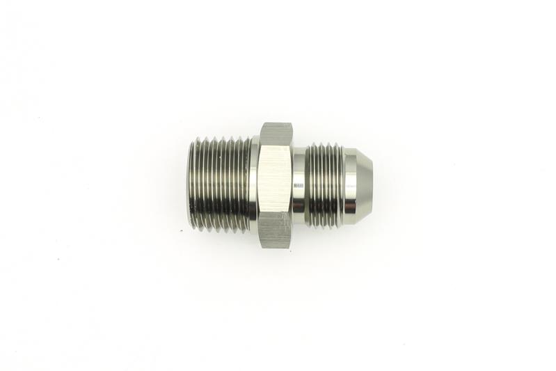 DeatschWerks 8AN Male Flare To 1/2in. Male NPT Adapter