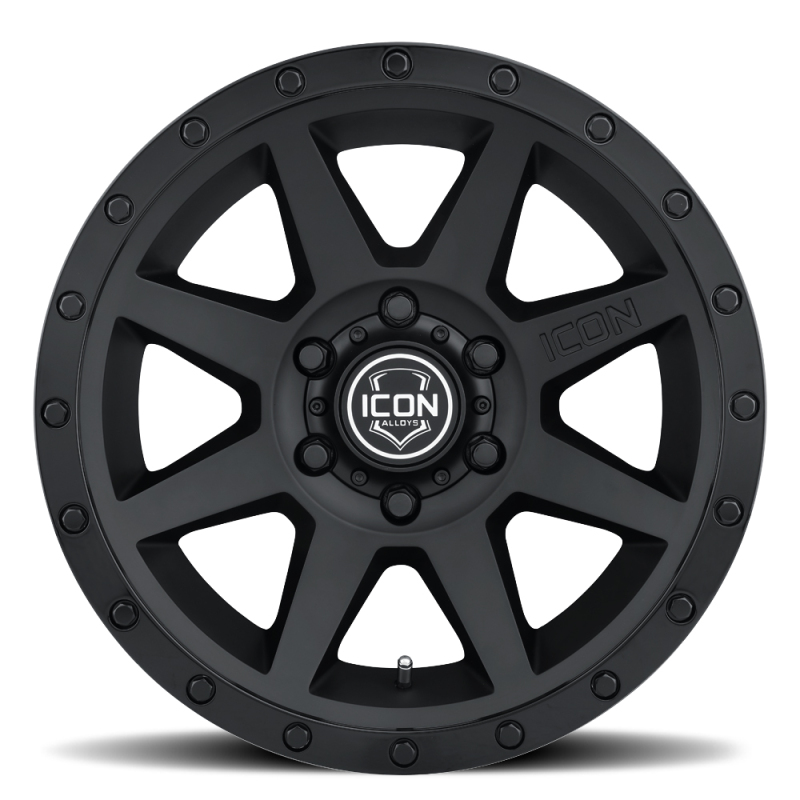 ICON Rebound 20x9 6x5.5 0mm Offset 5in BS 106.1mm Bore Double Black Wheel thumbnail 6