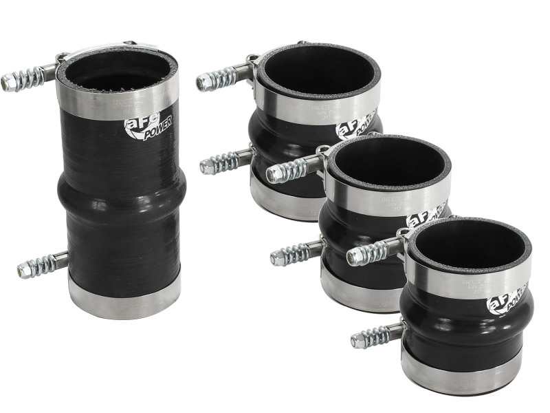 BladeRunner Intercooler Couplings & Clamps Kit; aFe & Factory Replacement