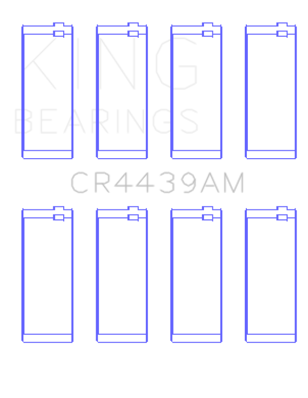 King Engine Bearings BMW M10 (Size +0.50mm) Connecting Rod Bearing Set