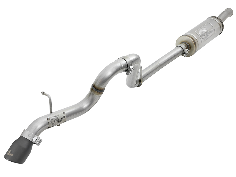 aFe MACH Force-Xp 2.5in 409SS Catback High-Tuck Exhaust 18-21 Jeep (JL) 3.6L 4-Door - Black Tip thumbnail 2