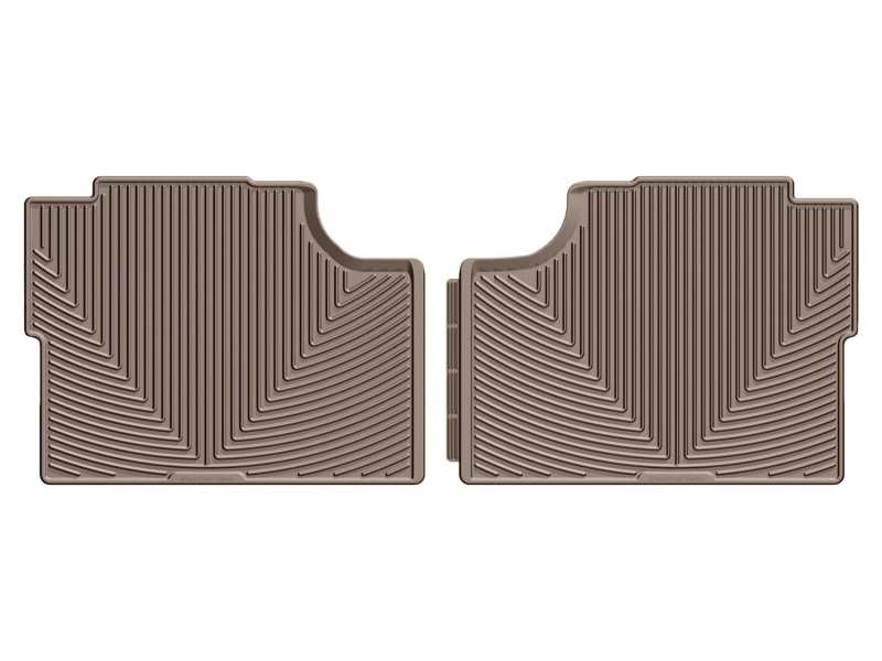 WeatherTech 17+ Ford F-250 / F-350 / F-450 / F-550 Crew Cab Rear Rubber Mats - Tan