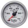 Autometer Ultra-Lite II 52mm 0-100 PSI Full Sweep Electronic Fuel Pressure Gauge thumbnail 6