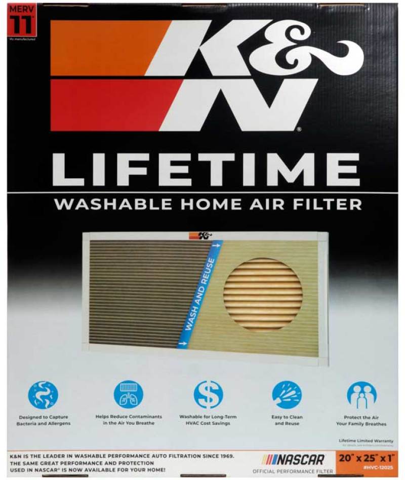 K&N HVAC Filter - 20 x 25 x 1 thumbnail 4