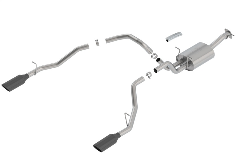 Borla 2019 RAM 1500 5.7L V8 AT 4DR Crew Cab Short Bed Atak SS Catback Exhaust - Black Chrome Tip thumbnail 3