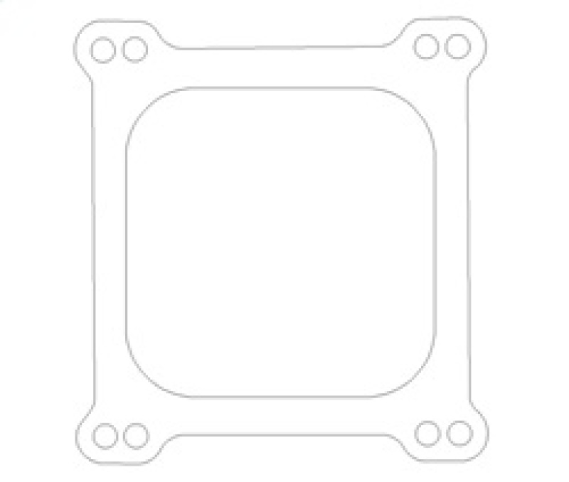 Cometic Holley 4 Barrel 4150 Style .047in Fiber Carburetor Gasket - 4.500in x4.500in - Open Plenum thumbnail 4