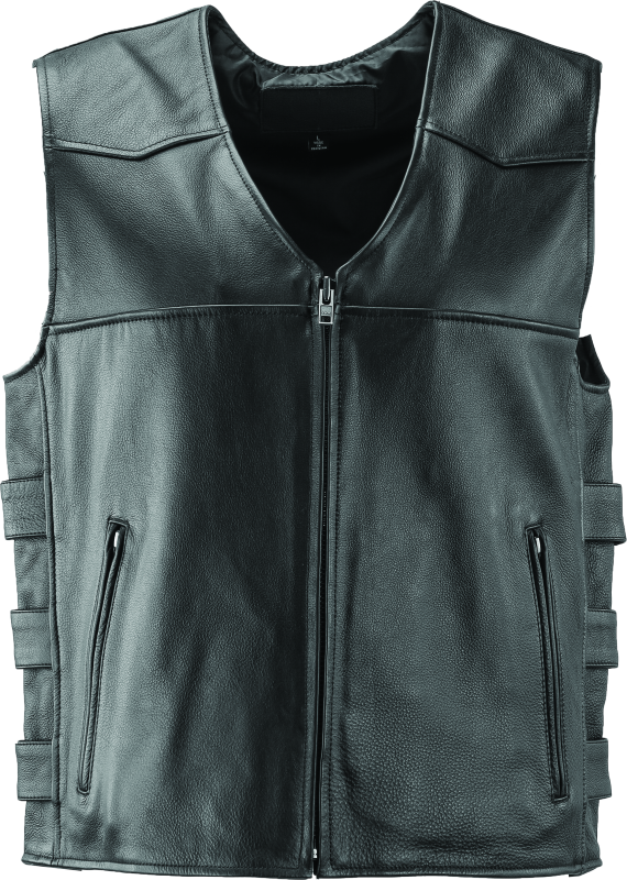 Kuryakyn Leather By River Road Plains Leather Vest Black - XL thumbnail 2