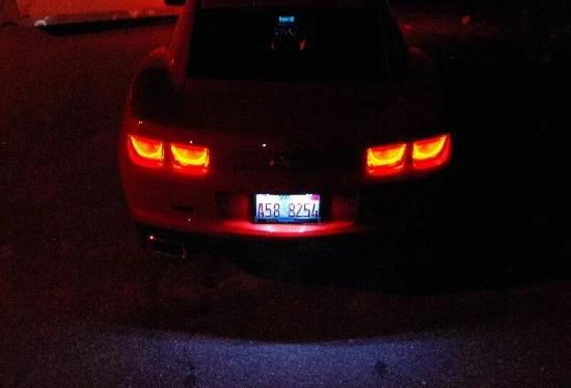 Oracle 10-13 Chevrolet Camaro LED Afterburner Tail Light Halo Kit - Red thumbnail 6