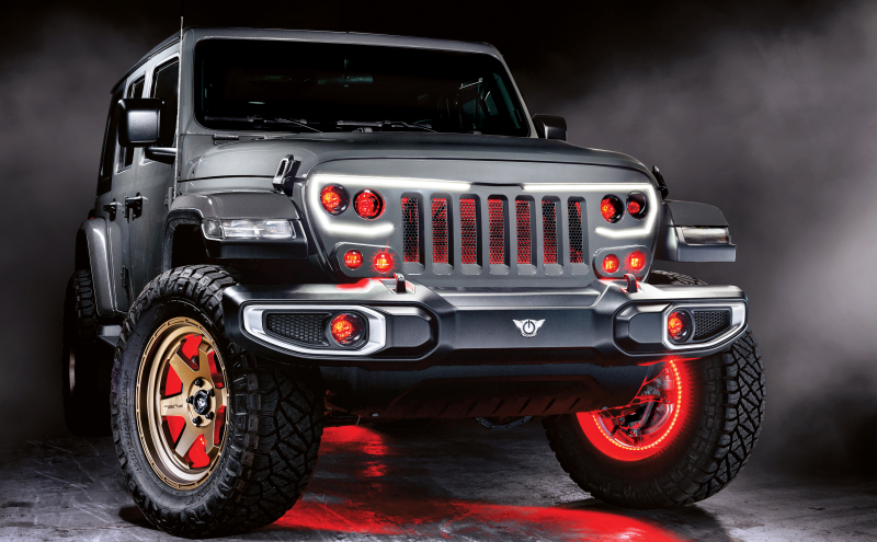 Oracle VECTOR Grille Demon Eye Projector Conversion Kit - ColorSHIFT w/o Controller thumbnail 9