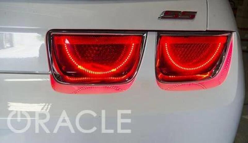 Oracle 10-13 Chevrolet Camaro LED Afterburner Tail Light Halo Kit - Red
