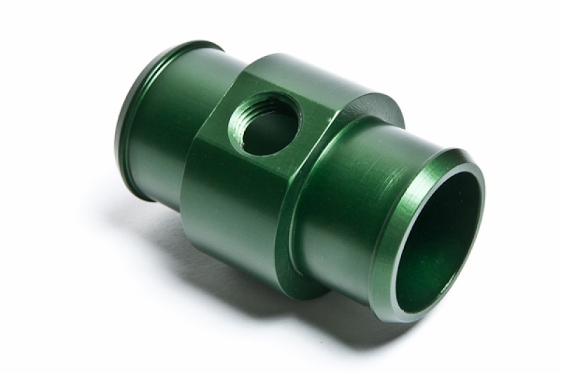 Radium Engineering Universal Hose Barb Adapter For 1-1/4in ID Hose ( w/ 1/4NPT Port) - Green thumbnail 2