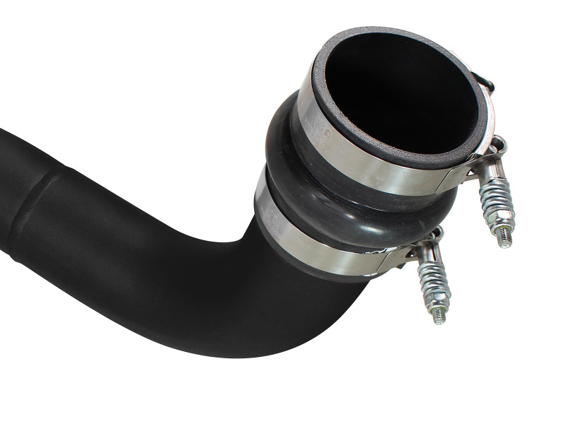 BladeRunner 3 IN Aluminum Hot Charge Pipe Black