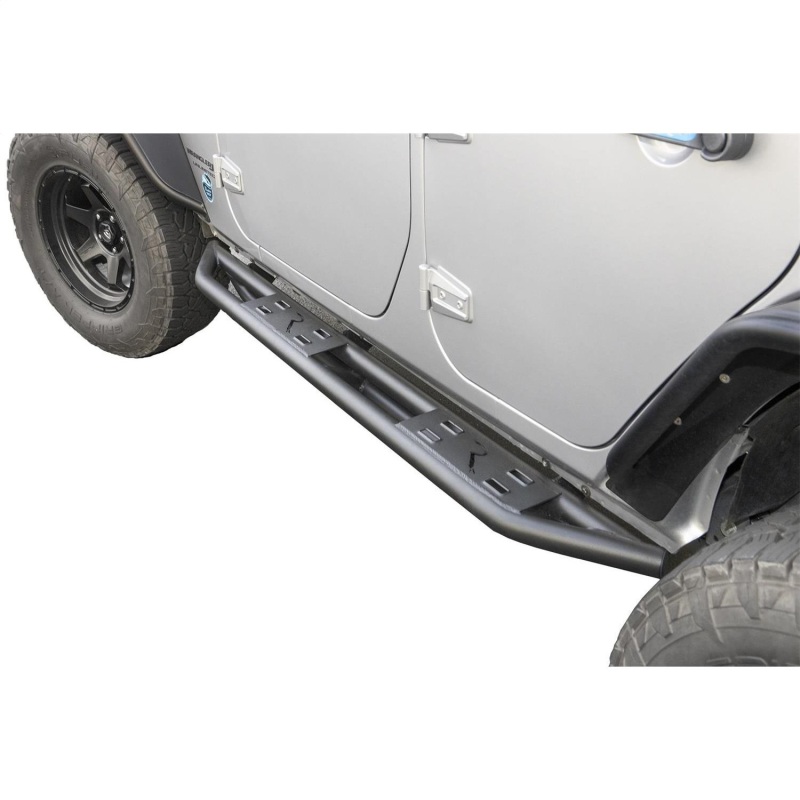 Rampage 07-18 Jeep Wrangler JK Unlimited TrailCrawler Rock Slider & Rocker Guard - Black thumbnail 6