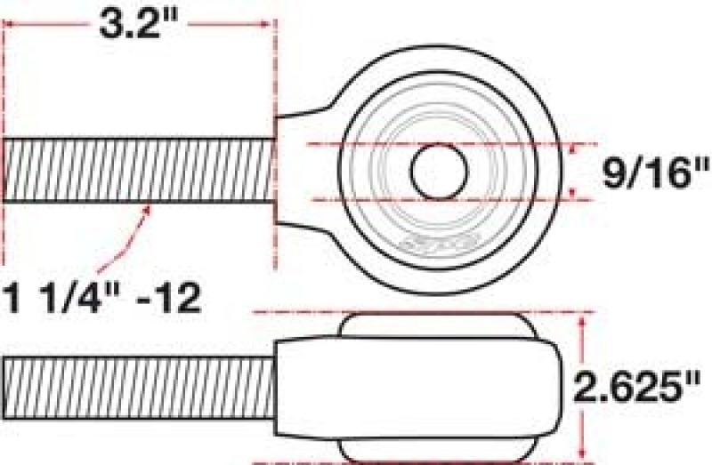 SPC Performance xAxis Rod End Ball Joint