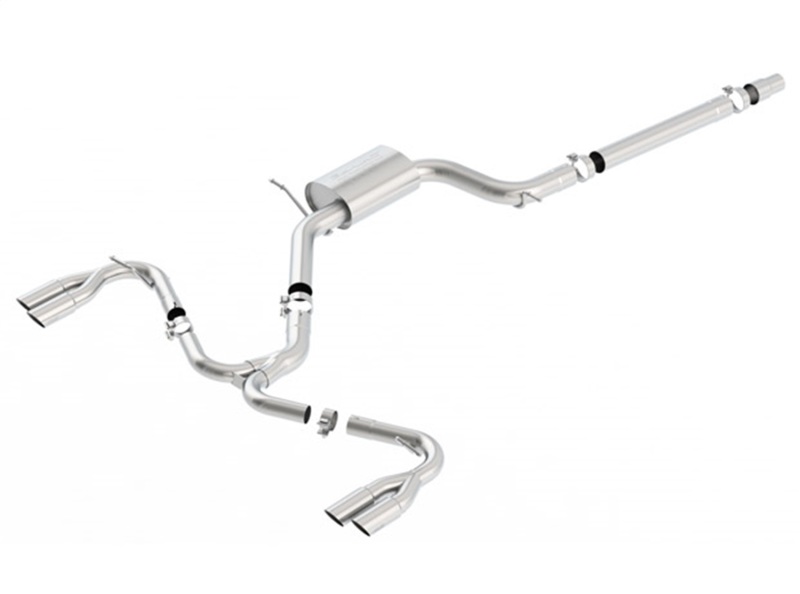 Borla 14-19 Seat Leon Cupra 2.0L AT/MT FWD 4DR Stainless Steel S-Type Catback Exhaust Brushed Tip thumbnail 5