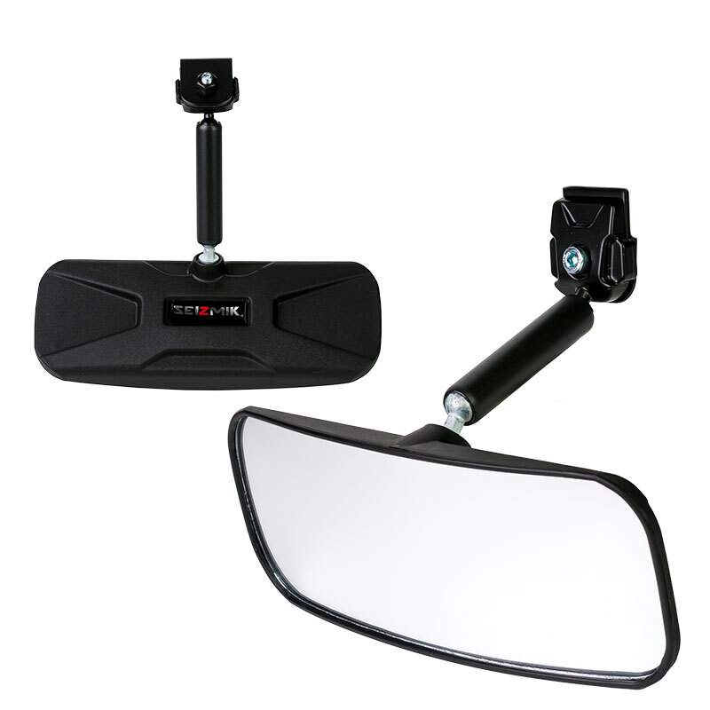 Seizmik 13+ Polaris Ranger Rearview Auto Style Steel Clamp - Pro-fit