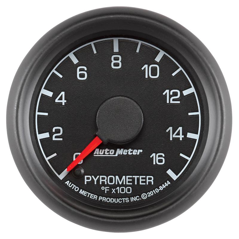 Autometer Factory Match Ford 52.4mm Full Sweep Electronic 0-1600 Deg F EGT/Pyrometer Gauge