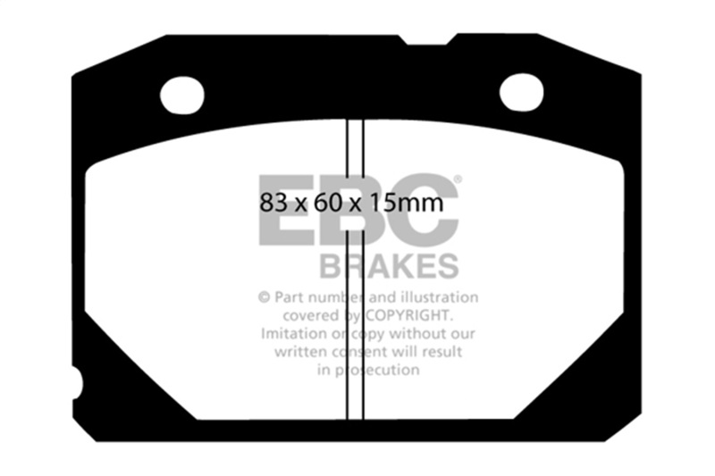 EBC 2018+ Jeep Wrangler (JL) Ultimax Rear Brake Pads thumbnail 2