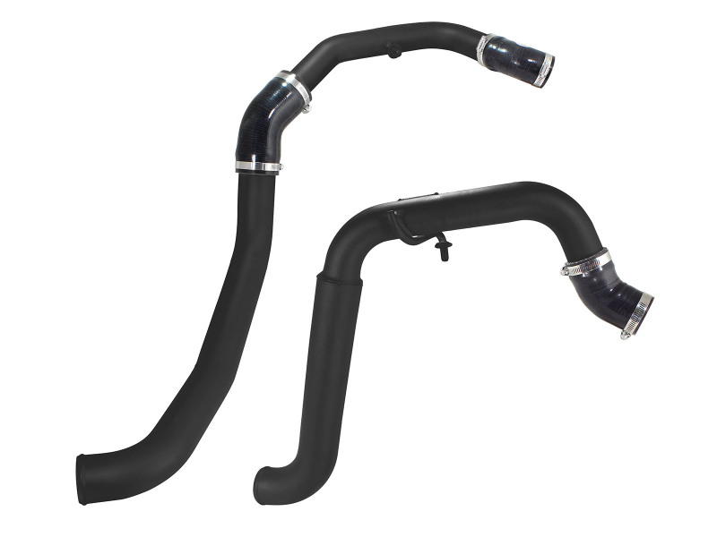 BladeRunner 2 IN to 2-1/2 IN Aluminum Hot Charge Pipe Black