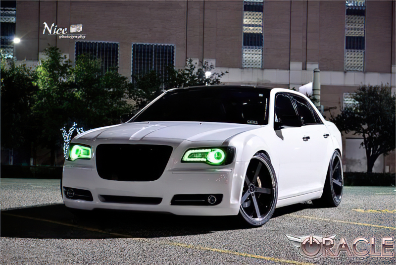 Oracle Chrysler 300C 11-19 LED Halo Kit - Blue thumbnail 9