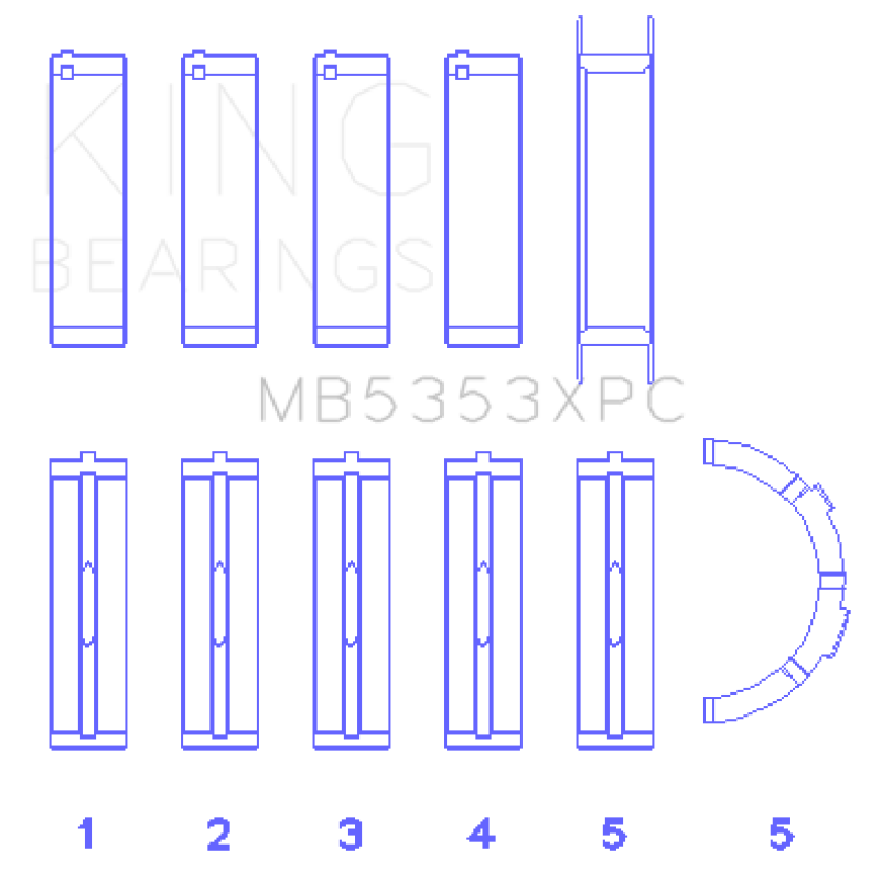 KING Performance Main Bearings